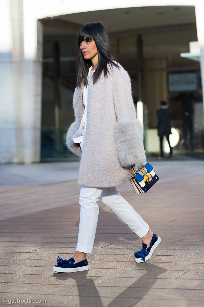 Laura Comolli at Rebecca Minkoff FW2015