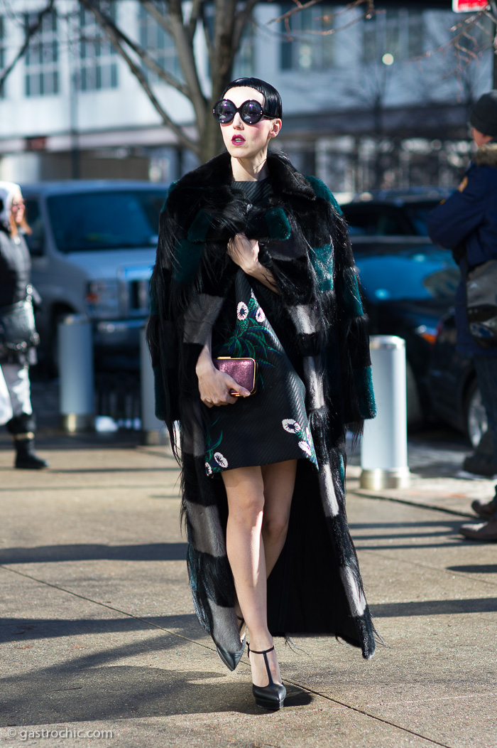 Michelle Harper at Hugo Boss FW2015