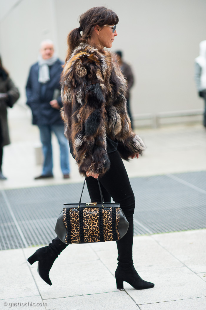 Patchwork Fur and Leopard Bag, Outside Schiaparelli