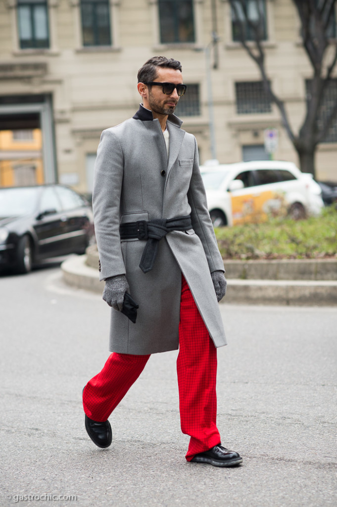 Simone Marchetti at Emporio Armani FW2015