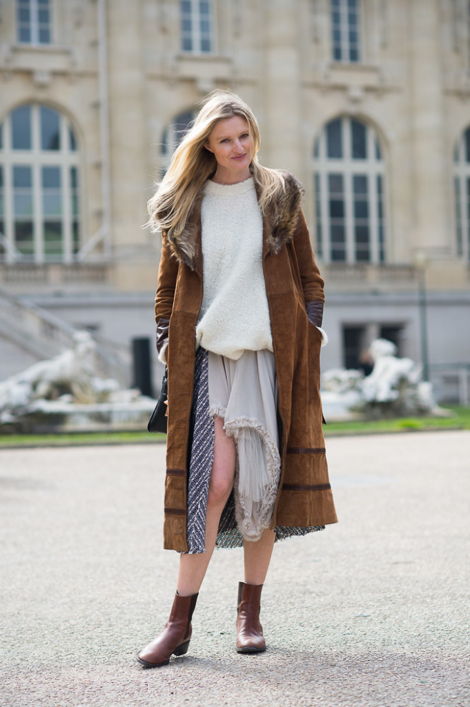 Candice Lake at Moncler Gamme Rouge FW2015