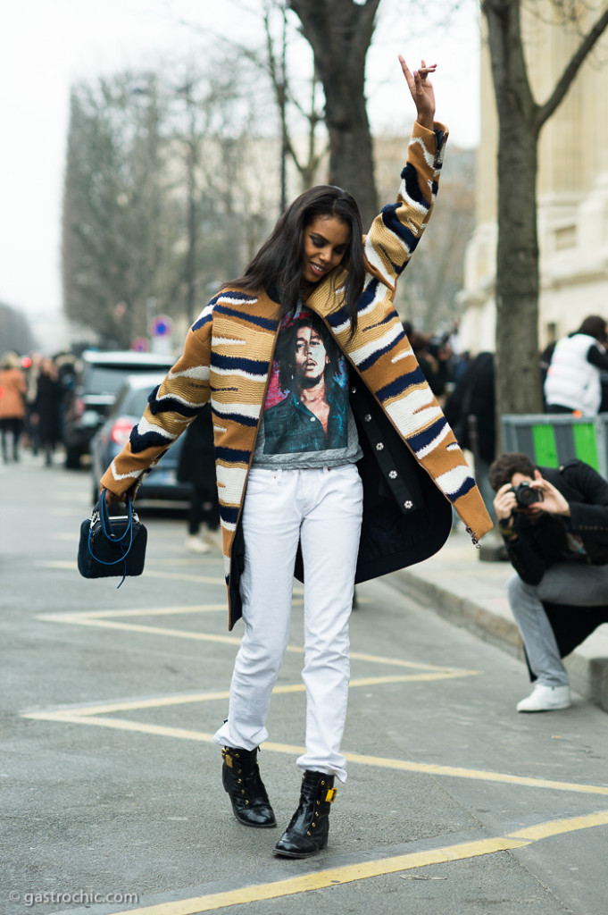 Grace Mahary at Chanel FW2015