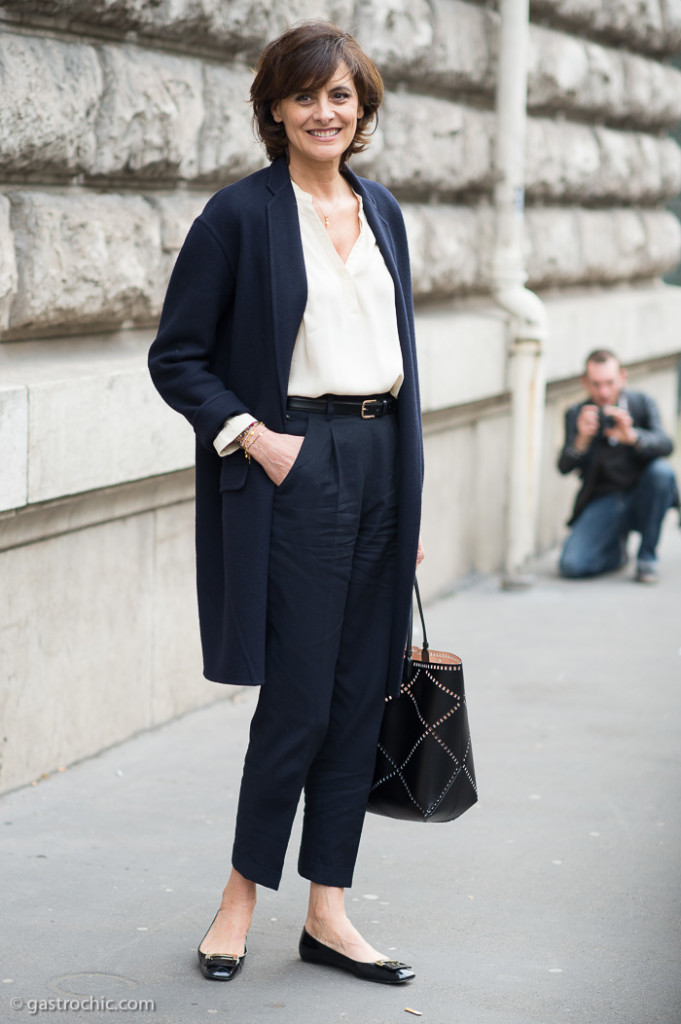 Ines de la Fressange at Hermes FW2015