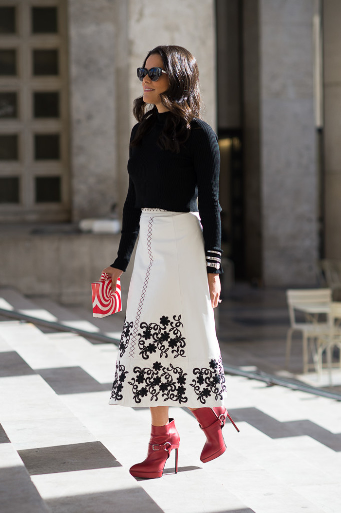 Mariah Bernardes at Cedric Charlier FW2015