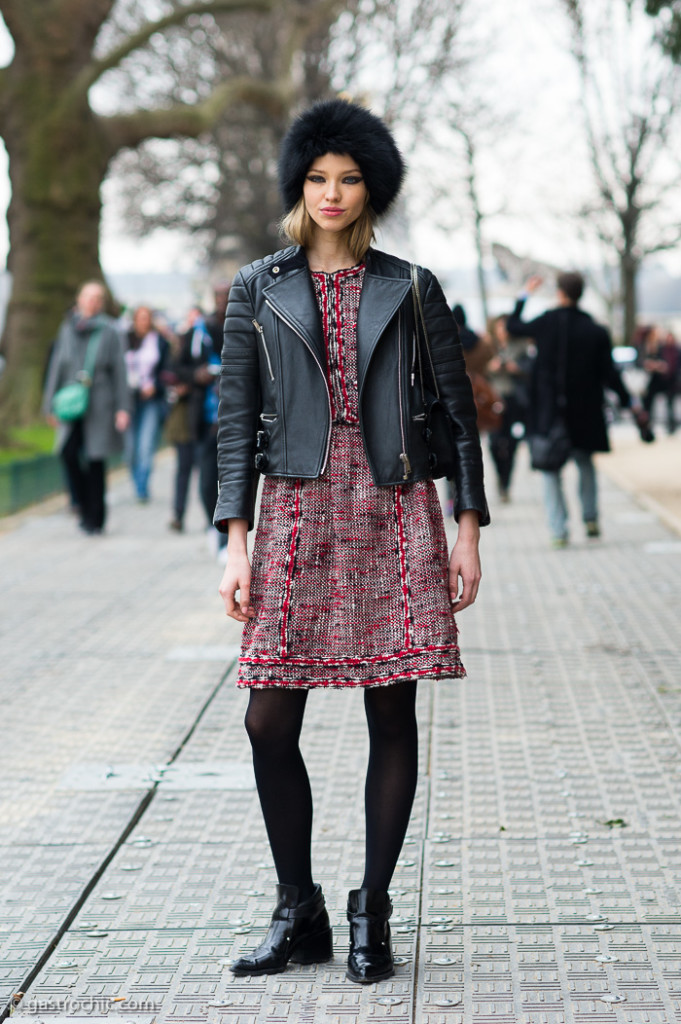 Sasha Luss at Chanel FW2015