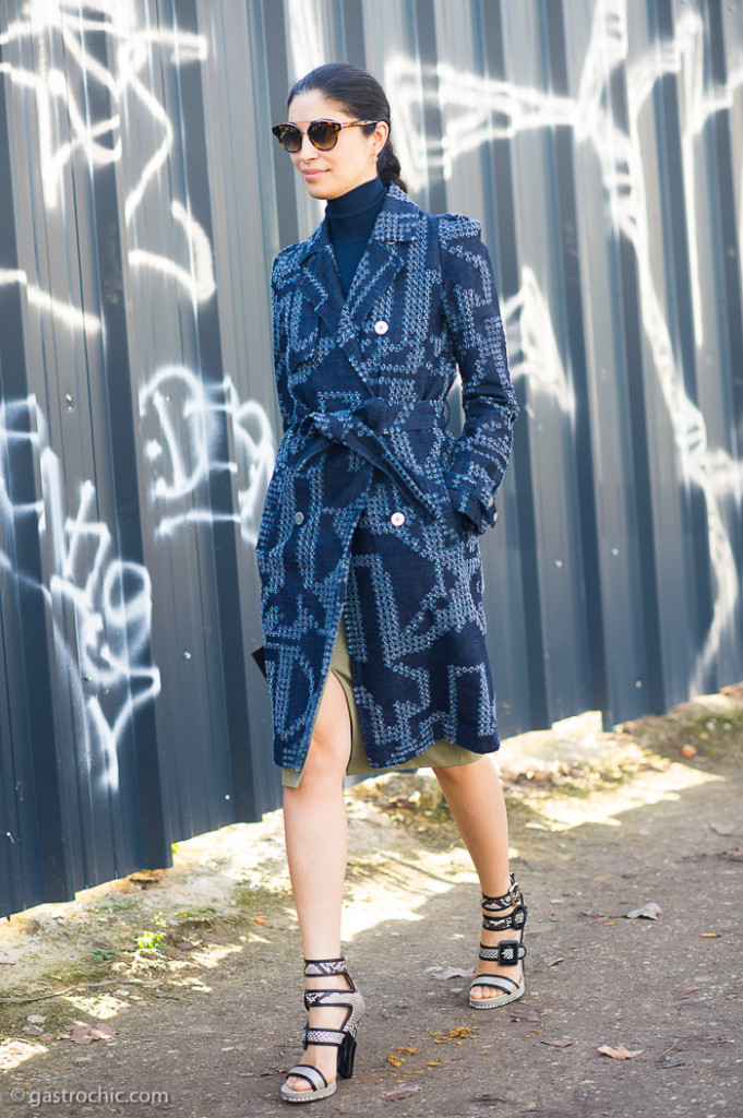 Caroline Issa at Kenzo FW2015