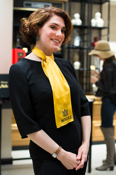 Pierette Huttner at Maille Mustard UWS