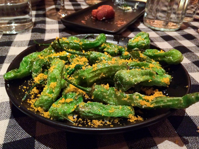 Blistered Shishito Peppers, Upland