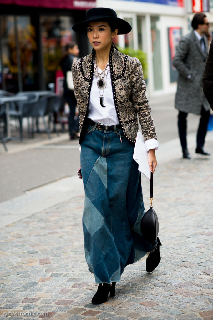 Yoyo Cao at Sacai FW2015