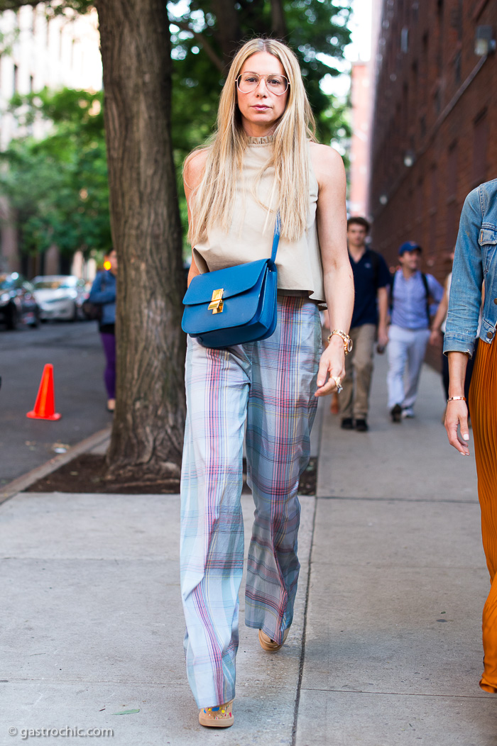 Jennifer Fisher in a 70s Look, Outside Stella McCartney Resort 2016