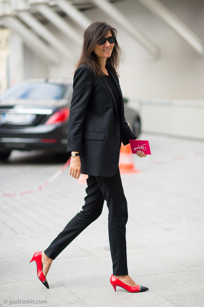 Emmanuelle Alt at Schiaparelli FW2014