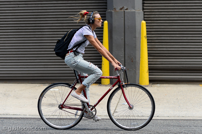 Girl on a Bike, New York City