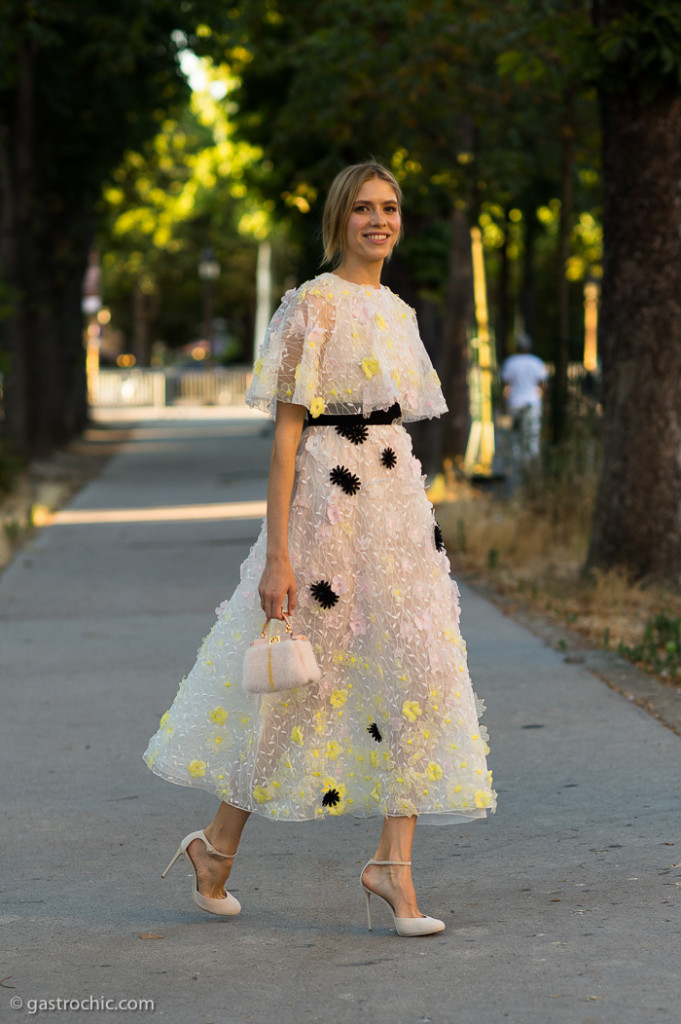 Elena Perminova at Giambattista Valli Couture FW2015