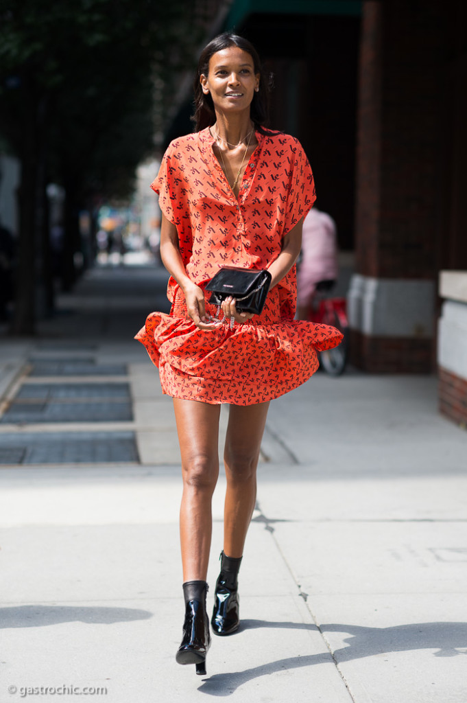 Liya Kebede at Derek Lam SS2016