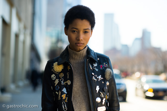 Lineisy Montero at Ralph Lauren FW2016