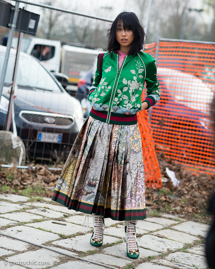 Margaret Zhang at Gucci FW2016