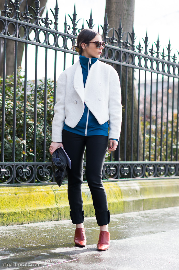 White Sculpted Jacket, Outside Dries van Noten FW2016