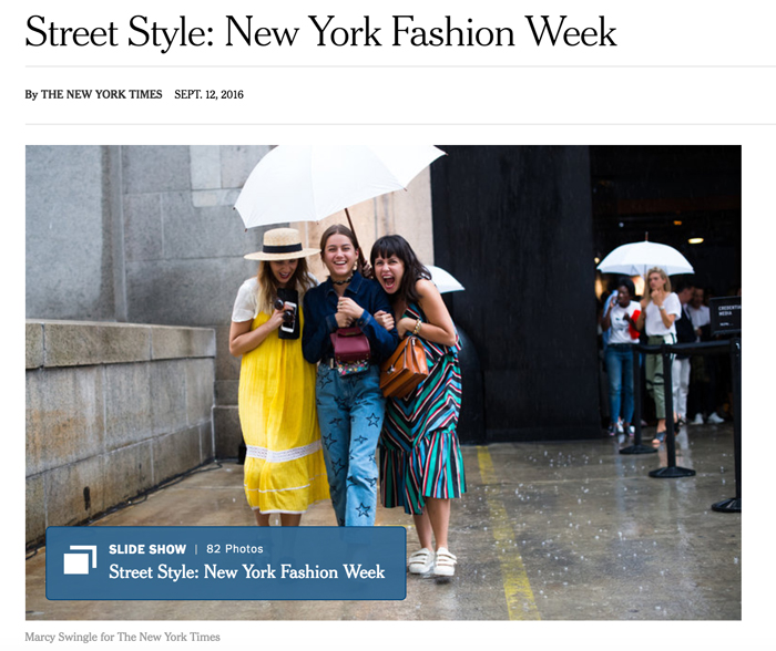 New York Times Street Style